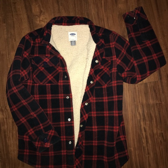 Sale > old navy flannel jacket > in stock